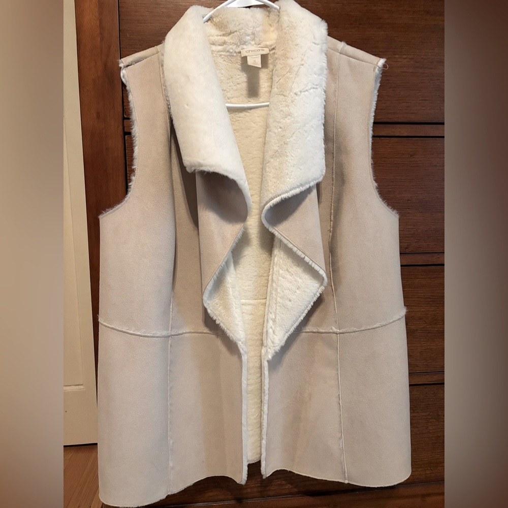 Shearling vest